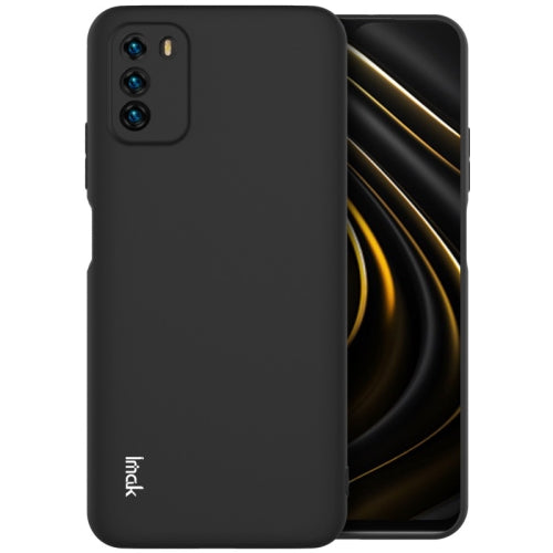 For Xiaomi Poco M3 IMAK UC-1 Series Shockproof Frosted TPU Protective Case(Black)