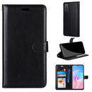 For Huawei Enjoy Z & Enjoy 20 Pro Pure Color Horizontal Flip PU Leather Case with Holder & Card Slots & Wallet & Photo Frame(Black)