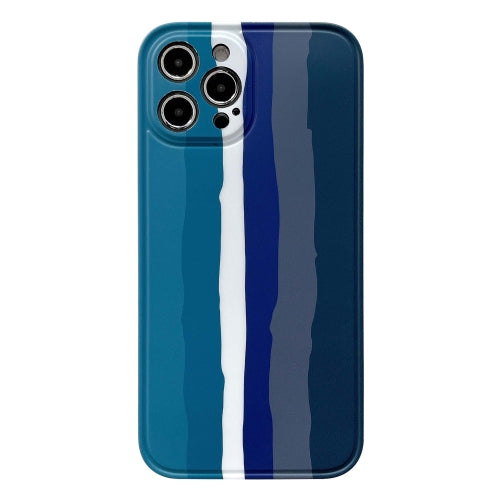 Rainbow IMD Shockproof TPU Protective Case For iPhone 11 Pro Max(Blue)