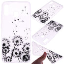 For Galaxy A30 Coloured Drawing Pattern Highly Transparent TPU Protective Case(Dandelion)