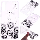 For Galaxy A50 Coloured Drawing Pattern Highly Transparent TPU Protective Case(Dandelion)