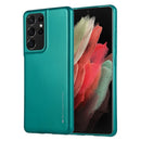 For Samsung Galaxy S21 Ultra 5G GOOSPERY I JELLY METAL Shockproof TPU Case(Green)