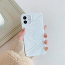 Frosted Laser TPU Protective Case For iPhone 11(Abstract Rice White)