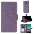 For Nokia 3.4 Retro Frosted Horizontal Flip PU Leather Case with Holder & Card Slots & Wallet & Photo Frame(Purple)