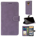For Nokia 5.3 Retro Frosted Horizontal Flip PU Leather Case with Holder & Card Slots & Wallet & Photo Frame(Purple)