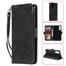 For Samsung Galaxy S21 5G Retro Splicing Horizontal Flip Leather Case with Card Slots & Holder & Wallet(Black)