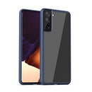 For Samsung Galaxy S21+ 5G iPAKY Bright Color Series TPU + PC Protective Case(Blue)