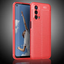 For OPPO A93 5G Litchi Texture Shockproof TPU Case(Red)