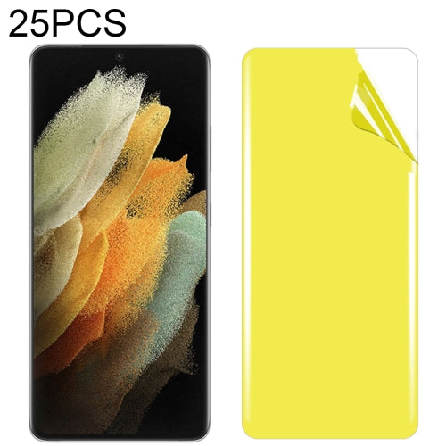 For Samsung Galaxy S21 Ultra 5G 25 PCS Soft TPU Full Coverage Front Screen Protector