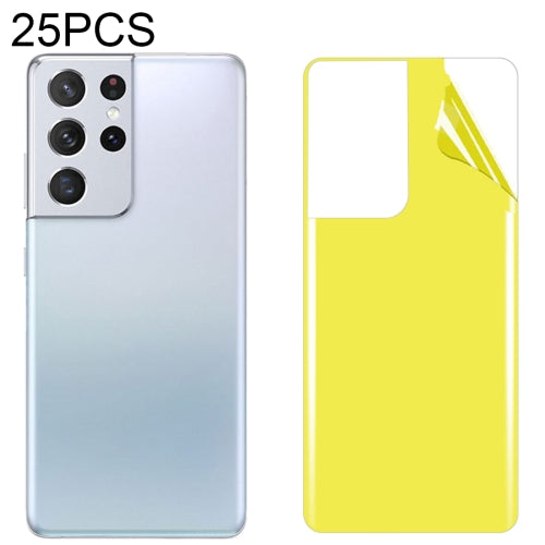 For Samsung Galaxy S21 Ultra 5G 25 PCS Soft TPU Full Coverage Rear Screen Protector
