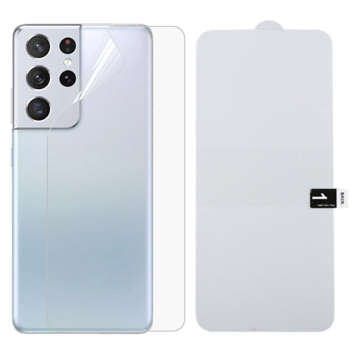For Samsung Galaxy S21 Ultra 5G Full Screen Protector Explosion-proof Rear Hydrogel Film