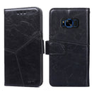 For Samsung Galaxy S8+ Geometric Stitching Horizontal Flip TPU + PU Leather Case with Holder & Card Slots & Wallet(Black)