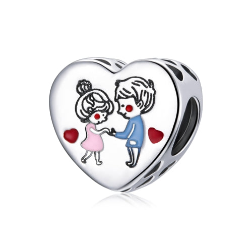 S925 Sterling Silver Tender Love Beads DIY Bracelet Necklace Accessories