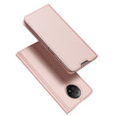 For Xiaomi Redmi Note 9 / Redmi 10X 4G DUX DUCIS Skin Pro Series Horizontal Flip PU + TPU Leather Case with Holder & Card Slots(Rose Gold)