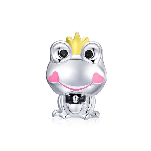 S925 Sterling Silver Gentle Frog Prince Beads DIY Bracelet Necklace Accessories