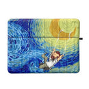 Van Gogh Oil Painting TPU Shockproof Earphone Protective Case For AirPods Pro(Starry Sky)