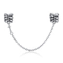 S925 Sterling Silver Girly Skirt Safety Chain DIY Bracelet Necklace Accessories