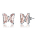 S925 Sterling Silver Butterfly Women Earrings
