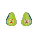 S925 Sterling Silver Avocado Women Earrings