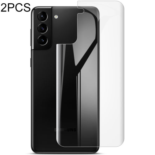 For Samsung Galaxy S21 5G 2 PCS IMAK 0.15mm Curved Full Screen Protector Hydrogel Film Back Protector