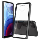 For Motorola Moto G Power (2021) Shockproof Scratchproof TPU + Acrylic Protective Case(Black)