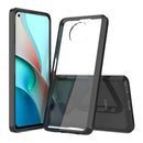 For Xiaomi Redmi Note 9T Shockproof Scratchproof TPU + Acrylic Protective Case(Black)