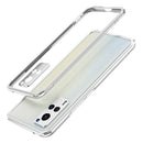 For vivo X60 Pro Aurora Series Lens Protector + Metal Frame Protective Case(Silver)