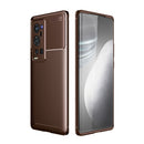 For vivo X60 Pro+ Carbon Fiber Texture Shockproof TPU Case(Brown)