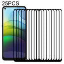 For Motorola Moto G9 Power 25 PCS Full Glue Full Screen Tempered Glass Film