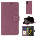 For Xiaomi Poco M3 Retro Frosted Horizontal Flip PU Leather Case with Holder & Card Slots & Wallet & Photo Frame(Rose Red)