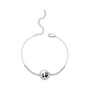 S925 Sterling Silver Life Traces Footprint Women Bracelet Jewelry