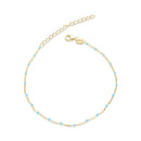 S925 Sterling Silver Real Gold Plated Boho Style Women Bracelet Jewelry