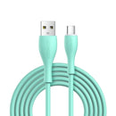 JOYROOM S-2030M8 M8 Bowling Series 3A USB to USB-C / Type-C TPE Charging Transmission Data Cable, Cable Length:2m(Green)