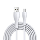 JOYROOM S-1030M8 M8 Bowling Series 2.4A USB to Micro USB TPE Charging Transmission Data Cable, Cable Length:1m(White)