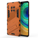 For Huawei Mate 40 Pro Punk Armor 2 in 1 PC + TPU Shockproof Case with Invisible Holder(Orange)