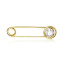 S925 Sterling Silver Sparkle Pin Women Earrings