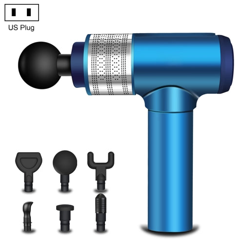 C08 Smart Muscle Fascia Massager Relaxer, US Plug(Blue)