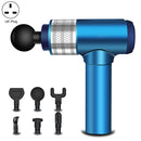 C08 Smart Muscle Fascia Massager Relaxer, UK Plug(Blue)