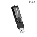 Yvonne YT602-2 USB 2.0 USB + Micro OTG USB Flash Drives U Disk, Capacity:16GB(Black)
