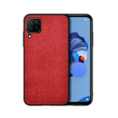 For Samsung Galaxy A42 5G Shockproof Cloth Texture PC+ TPU Protective Case(Red)