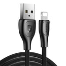 Remax RC-160i 2.1A 8 Pin Lesu Pro Series Charging Data Cable, Length: 1m (Black)