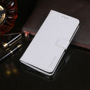 For Motorola Moto G30 idewei Crazy Horse Texture Horizontal Flip Leather Case with Holder & Card Slots & Wallet(White)