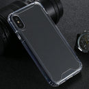 Four-corner Shockproof Transparent TPU + PC Protective Case For iPhone X / XS