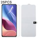 For Xiaomi Redmi K40 / K40 Pro 25 PCS Full Screen Protector Explosion-proof Hydrogel Film