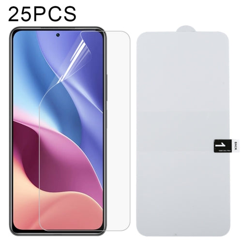 For Xiaomi Redmi K40 Pro+ 25 PCS Full Screen Protector Explosion-proof Hydrogel Film