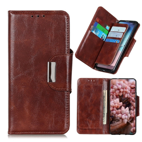 Crazy Horse Texture Horizontal Flip Leather Case with Holder & 6-Card Slots & Wallet For iPhone 12 / 12 Pro(Brown)