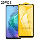 For Motorola Moto G10 25 PCS 9D Full Glue Full Screen Tempered Glass Film