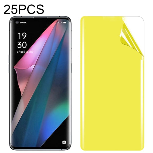 For OPPO Find X3 Pro 25 PCS Soft TPU Full Coverage Front Screen Protector