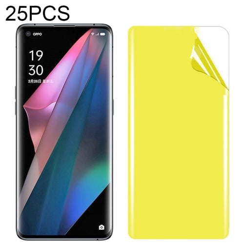 For OPPO Find X3 25 PCS Soft TPU Full Coverage Front Screen Protector