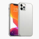 Car Painting Matte PC + TPU Shockproof Protective Case For iPhone 12 mini(Silver)